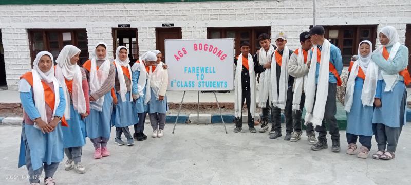 FAREWELL TO 8TH CLASS STUDENTS