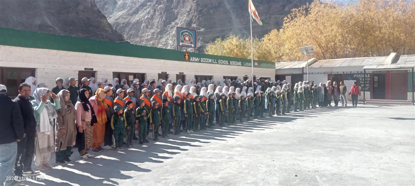 ARMY GOODWILL SCHOOL, BOGDANG